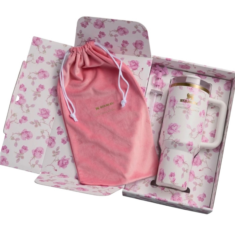 Stanley x Love Shack Fancy 40 oz Ribbon Rosa